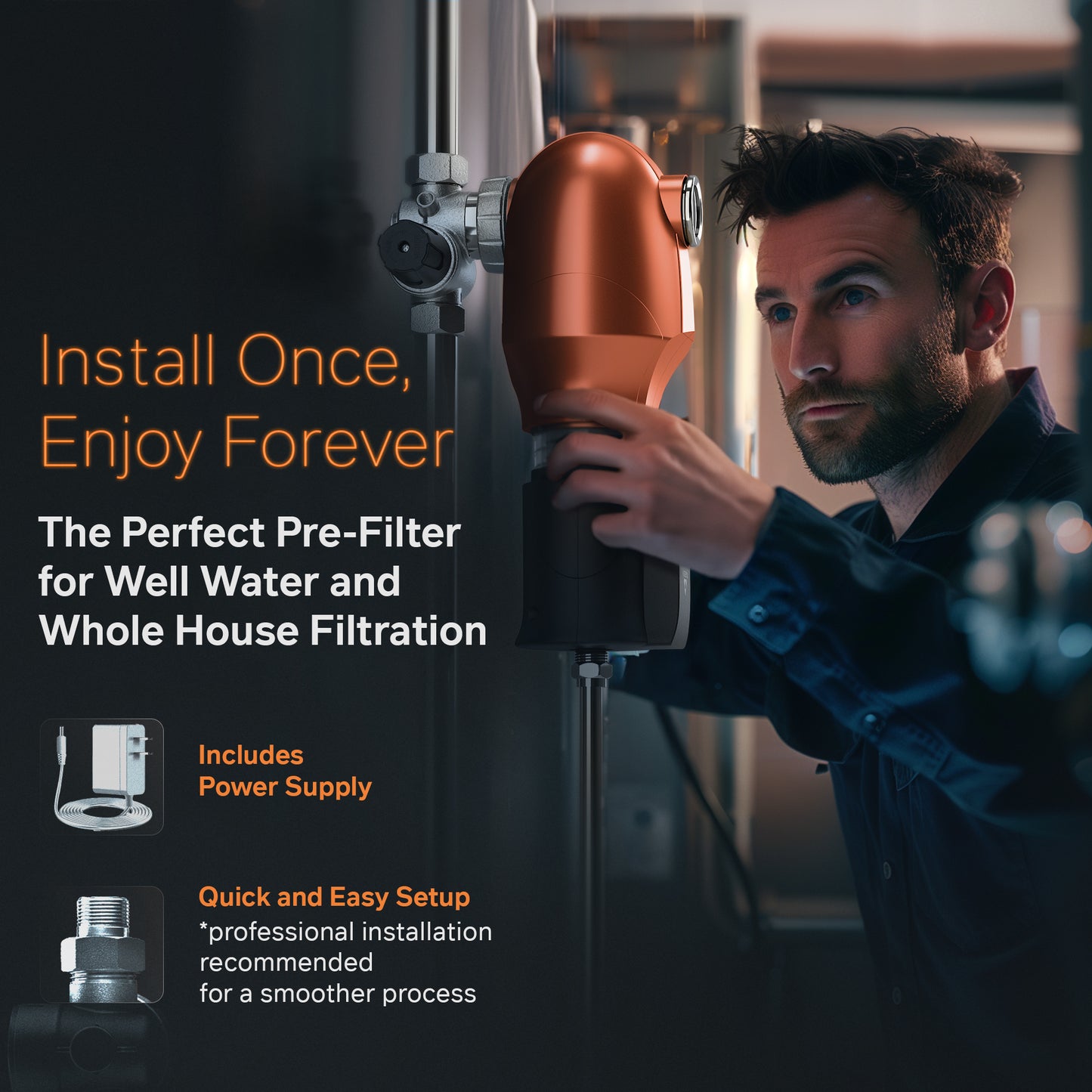 Watelo Spin-Down Water Pre-Filter PF-50